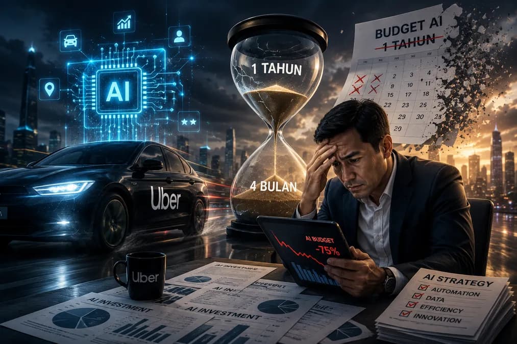 Uber Habiskan Budget AI Setahun dalam 4 Bulan — Tanda Bisnis Wajib Go Digital